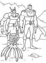 coloriage ben 10 la confrerie galactique